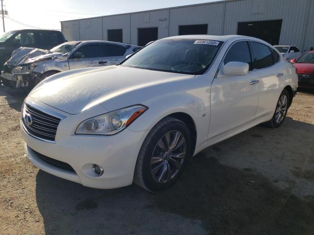 JN1BY1AP6EM260487 - 2014 INFINITI Q70 3.7 WHITE photo 1