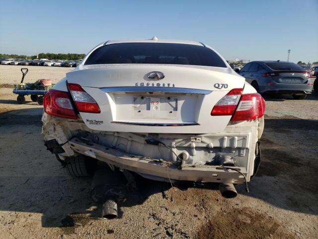 JN1BY1AP6EM260487 - 2014 INFINITI Q70 3.7 WHITE photo 6