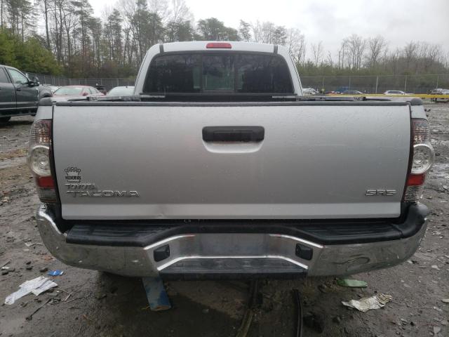 5TFUX4EN7CX012067 - 2012 TOYOTA TACOMA ACCESS CAB ვერცხლისფერი ფოტო 6