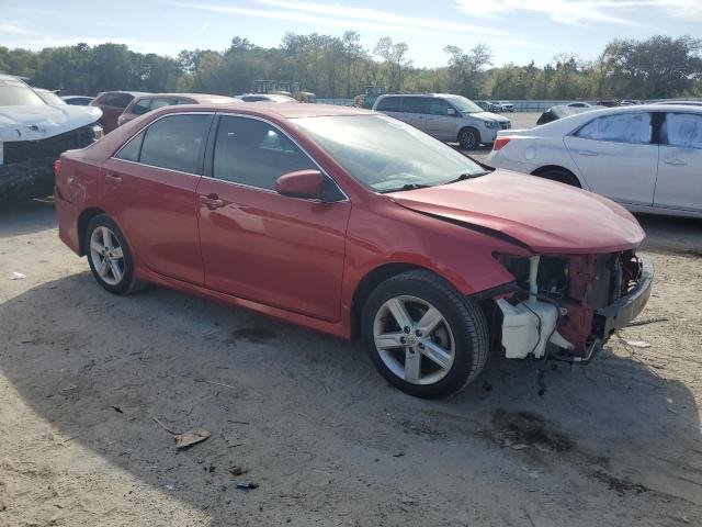 4T1BF1FK7EU764235 - 2014 TOYOTA CAMRY L RED photo 4