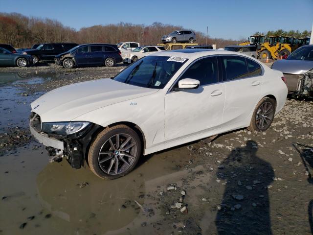 3MW5R7J08L8B19442 - 2020 BMW 330XI WHITE photo 1