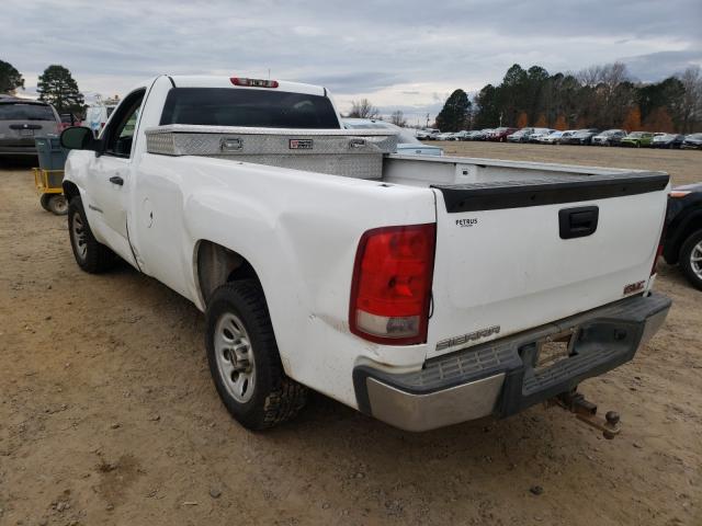 1GTEC14C89Z109743 - 2009 GMC SIERRA C1500 WHITE photo 3