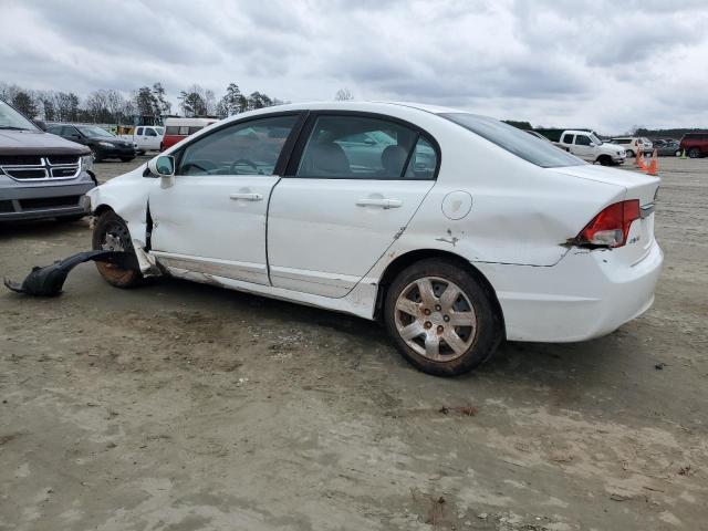 19XFA1F55BE016799 - 2011 HONDA CIVIC LX WHITE photo 2