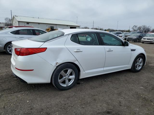 KNAGM4A78F5642139 - 2014 KIA OPTIMA LX WHITE photo 3