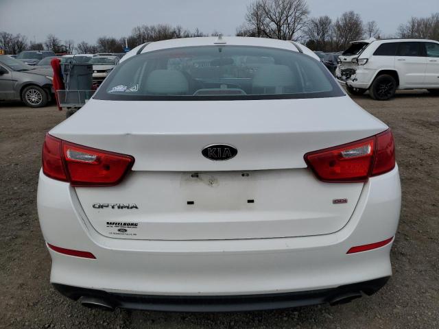 KNAGM4A78F5642139 - 2014 KIA OPTIMA LX WHITE photo 6