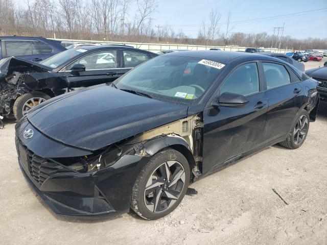 KMHLS4AG2PU443694 - 2023 HYUNDAI ELANTRA SEL BLACK photo 1