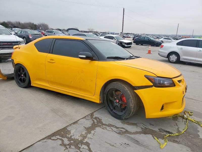 JTKJF5C77C3023084 - 2012 TOYOTA SCION TC 黄色 照片 4