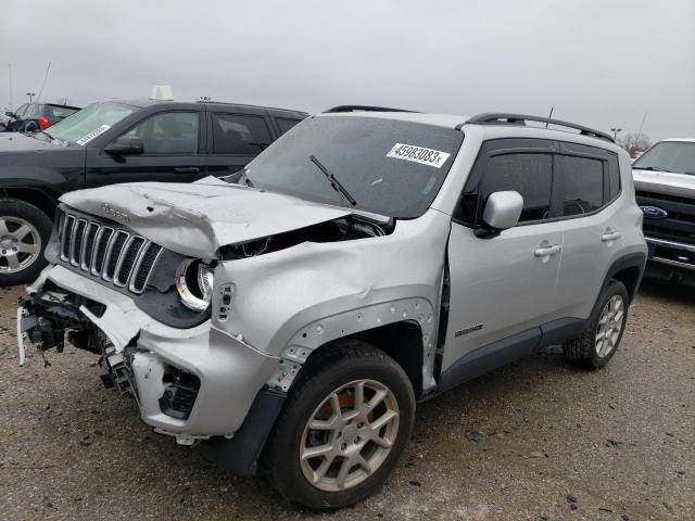 ZACNJBB11KPJ94844 - 2019 JEEP RENEGADE LATITUDE SILVER photo 1