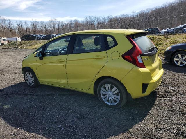 JHMGK5H56HS022900 - 2017 HONDA FIT LX YELLOW photo 2