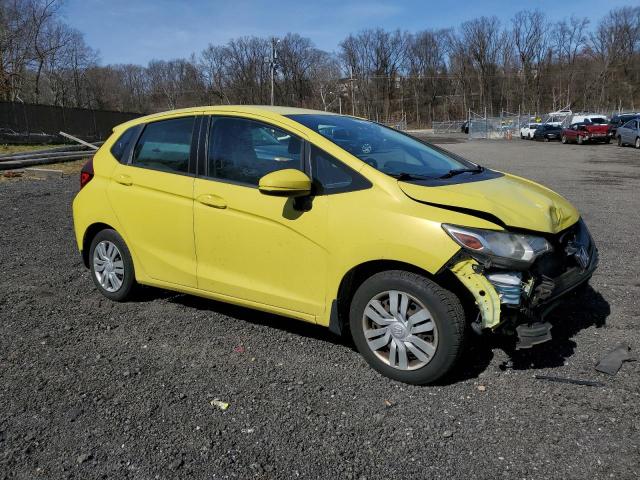 JHMGK5H56HS022900 - 2017 HONDA FIT LX YELLOW photo 4