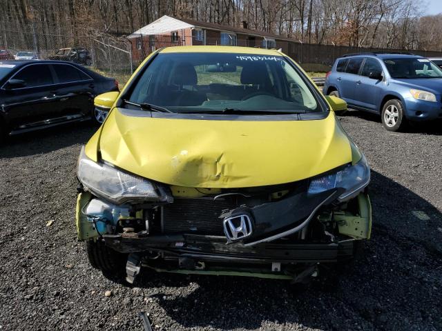 JHMGK5H56HS022900 - 2017 HONDA FIT LX YELLOW photo 5