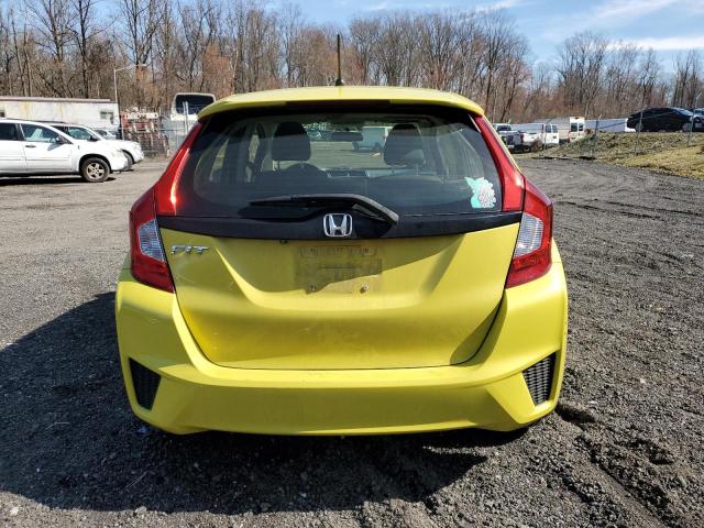 JHMGK5H56HS022900 - 2017 HONDA FIT LX YELLOW photo 6