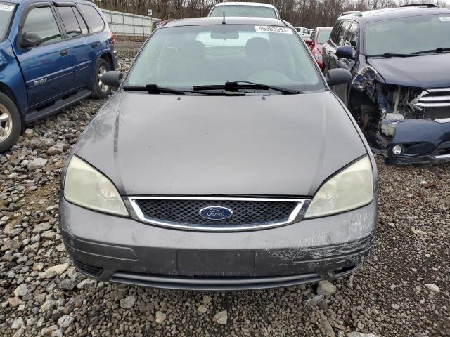 1FAFP34N67W171538 - 2007 FORD FOCUS ZX4 GRAY photo 5