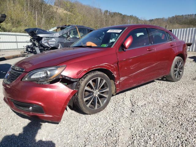 1C3CCBBG8DN717995 - 2013 CHRYSLER 200 TOURING RED photo 1