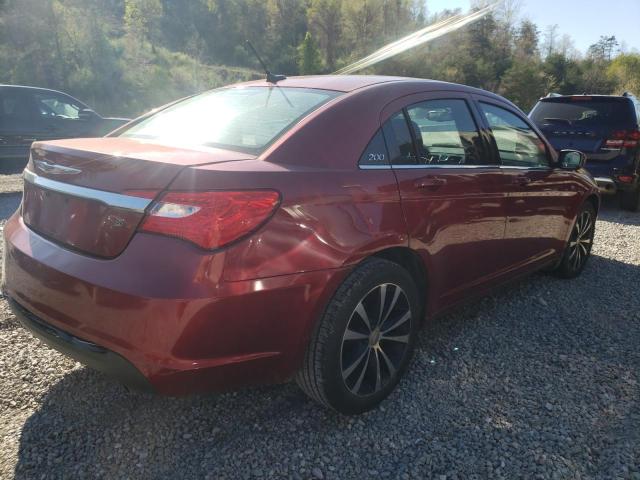 1C3CCBBG8DN717995 - 2013 CHRYSLER 200 TOURING RED photo 3