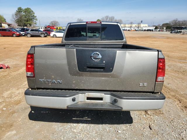 1N6BA06A37N208907 - 2007 NISSAN TITAN XE GRAY photo 6