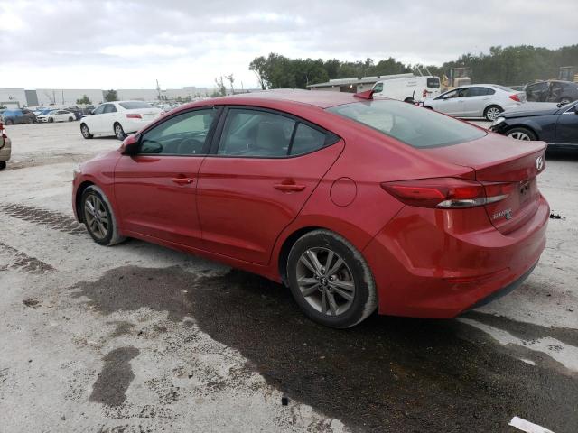 5NPD84LF3JH255862 - 2018 HYUNDAI ELANTRA SEL RED photo 2