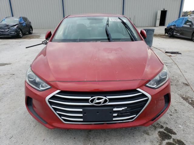 5NPD84LF3JH255862 - 2018 HYUNDAI ELANTRA SEL RED photo 5