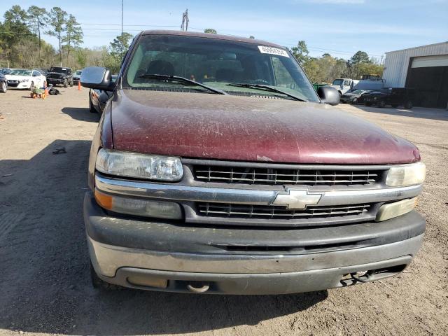 2GCEK19T711313314 - 2001 CHEVROLET SILVERADO K1500 BURGUNDY photo 5