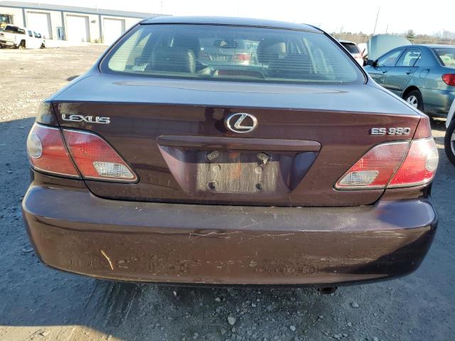 JTHBA30G345018858 - 2004 LEXUS ES 330 MAROON photo 6