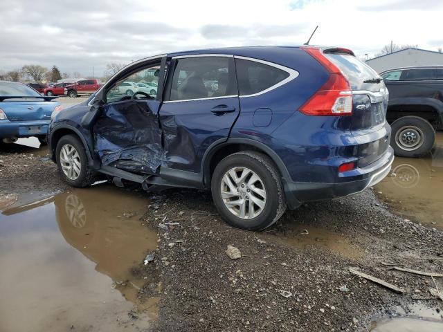 2HKRM4H55GH666500 - 2016 HONDA CR-V EX BLUE photo 2