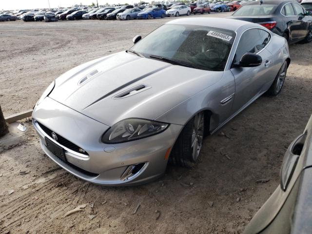 SAJWA4DC5CMB45359 - 2012 JAGUAR XKR SILVER photo 1