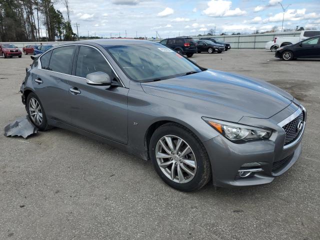 JN1BV7AP6FM350543 - 2015 INFINITI Q50 BASE CHARCOAL photo 4