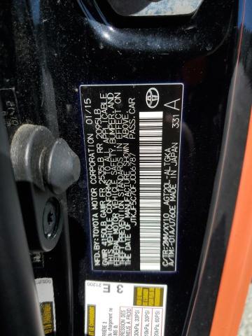 JTKJF5C70FJ006787 - 2015 TOYOTA SCION TC ორფეროვანი ფოტო 12