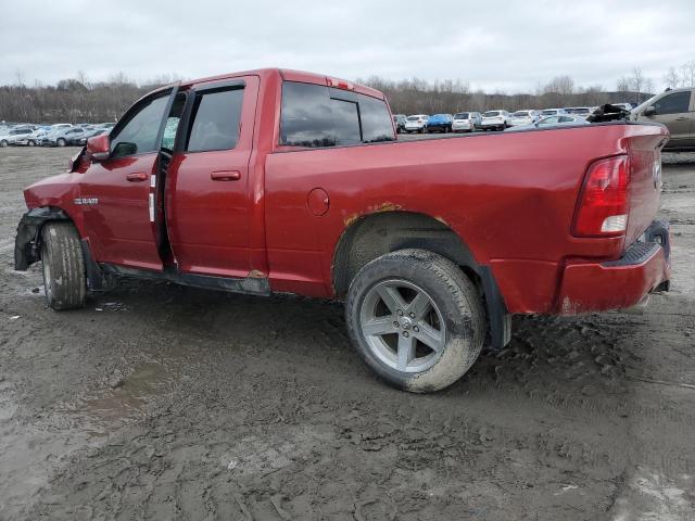 1D7RV1GT0AS258349 - 2010 DODGE RAM 1500 MAROON photo 2