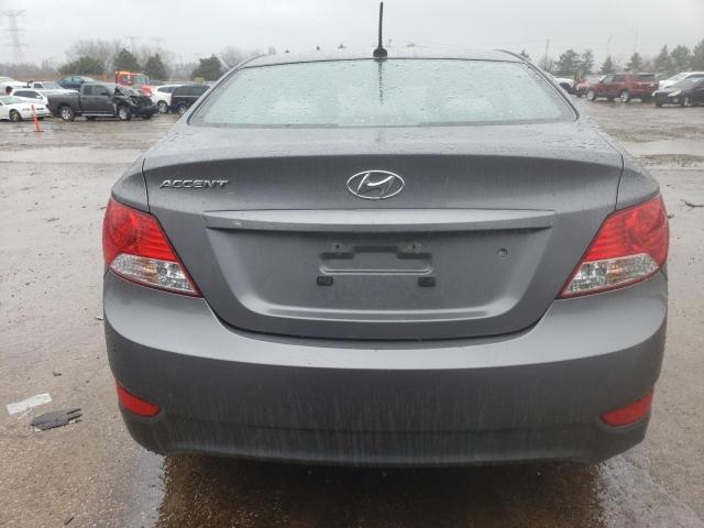 KMHCT4AE0EU752072 - 2014 HYUNDAI ACCENT GLS GRAY photo 6