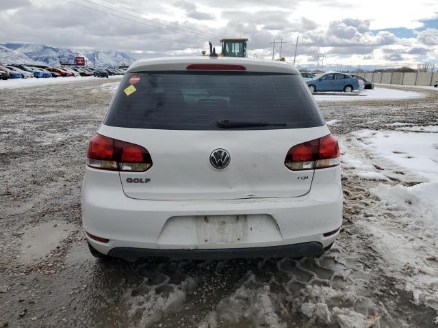 WVWNM7AJ8CW288149 - 2012 VOLKSWAGEN GOLF WHITE photo 6