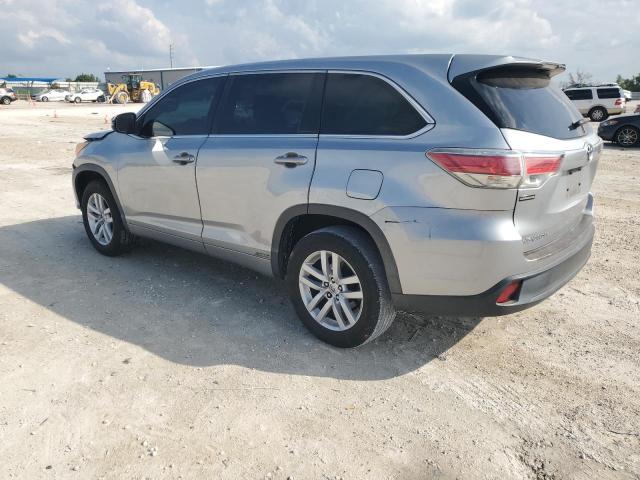 5TDZARFH1ES005847 - 2014 TOYOTA HIGHLANDER LE SILVER photo 2