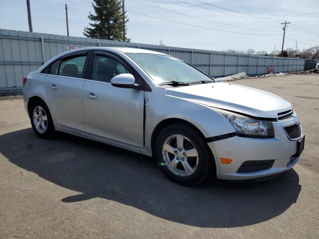 1G1PE5SC7C7331943 - 2012 CHEVROLET CRUZE LT SILVER photo 4