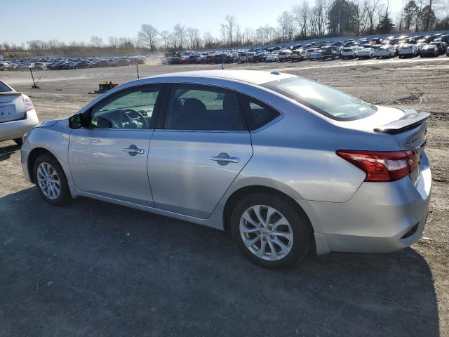 3N1AB7AP1KY367181 - 2019 NISSAN SENTRA S SILVER photo 2