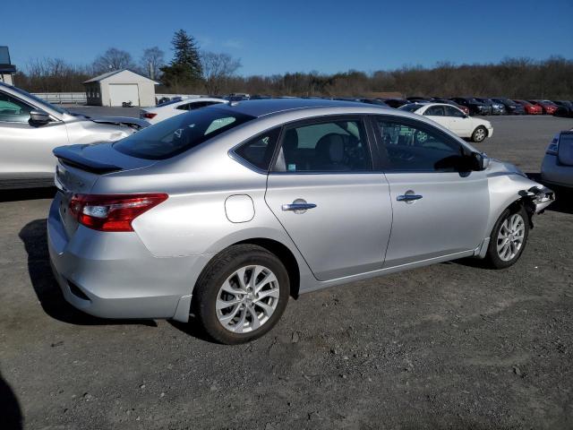 3N1AB7AP1KY367181 - 2019 NISSAN SENTRA S SILVER photo 3