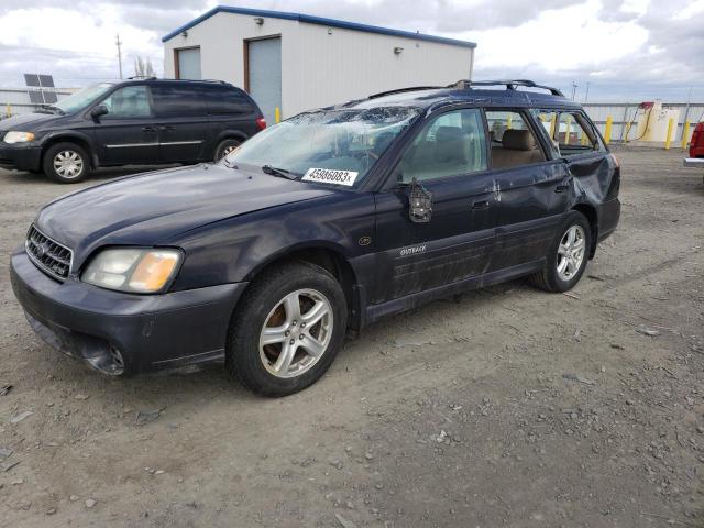 4S3BH806547617766 - 2004 SUBARU LEGACY OUTBACK H6 3.0 LL BEAN BLUE photo 1