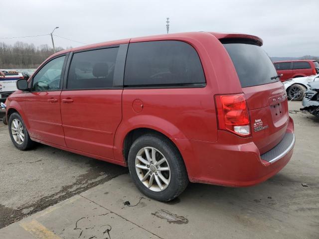 2C4RDGCG9DR687696 - 2013 DODGE GRAND CARA SXT RED photo 2