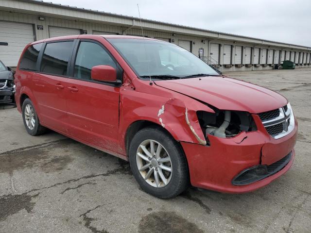 2C4RDGCG9DR687696 - 2013 DODGE GRAND CARA SXT RED photo 4