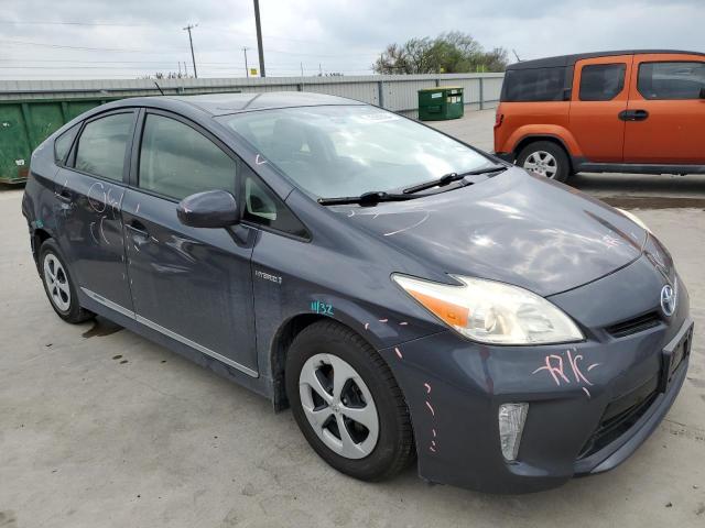 JTDKN3DU3E1742256 - 2014 TOYOTA PRIUS GRAY photo 4