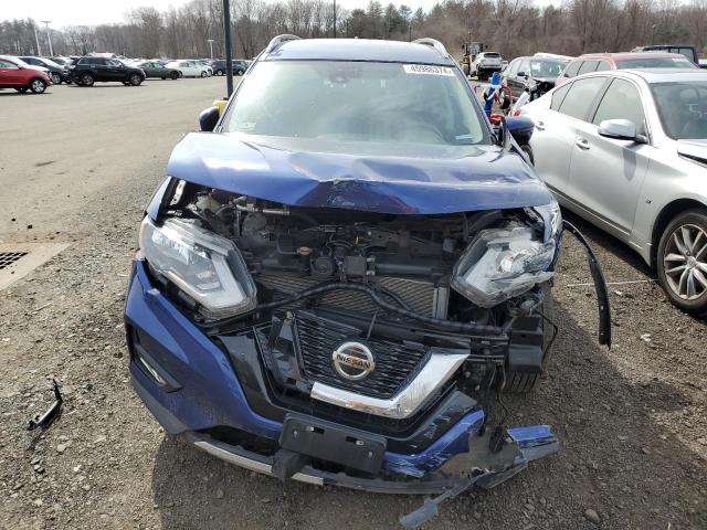 5N1AT2MV9KC813587 - 2019 NISSAN ROGUE S BLUE photo 5