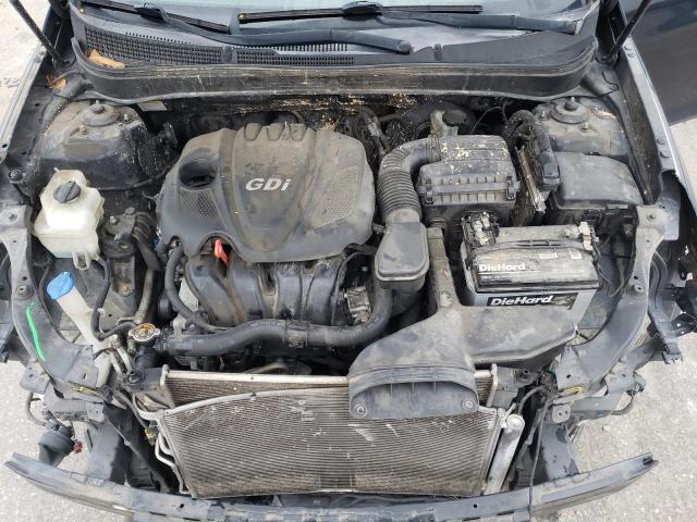 5NPEB4AC9DH742115 - 2013 HYUNDAI SONATA GLS CHARCOAL photo 11