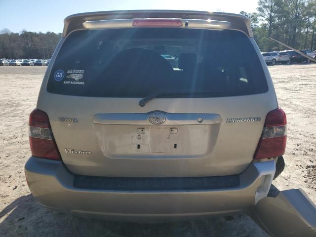 JTEEP21A460168782 - 2006 TOYOTA HIGHLANDER LIMITED GOLD photo 6