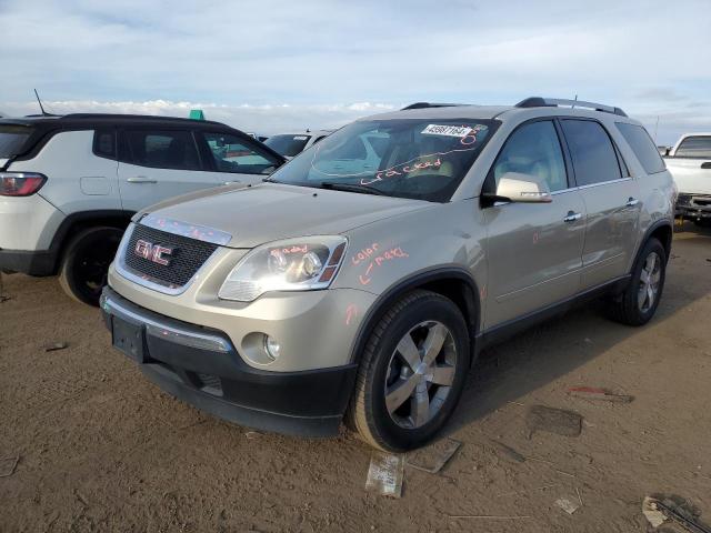 1GKKVRED7CJ327475 - 2012 GMC ACADIA SLT-1 GOLD photo 1