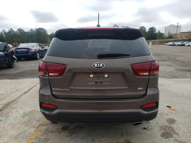 5XYPG4A35LG648541 - 2020 KIA SORENTO L BROWN photo 6