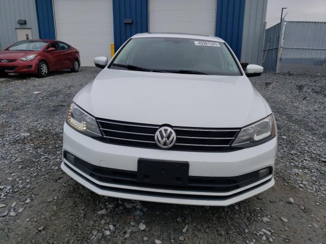 3VWL07AJ5GM333487 - 2016 VOLKSWAGEN JETTA SEL WHITE photo 5