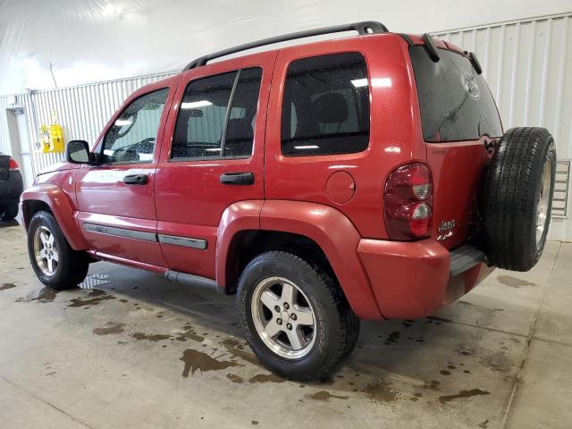 1J4GL38K15W645591 - 2005 JEEP LIBERTY RENEGADE RED photo 2