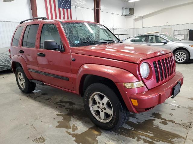 1J4GL38K15W645591 - 2005 JEEP LIBERTY RENEGADE RED photo 4