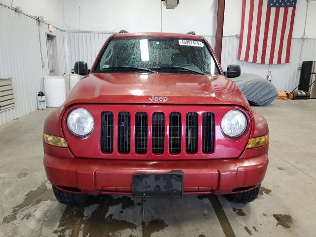 1J4GL38K15W645591 - 2005 JEEP LIBERTY RENEGADE RED photo 5