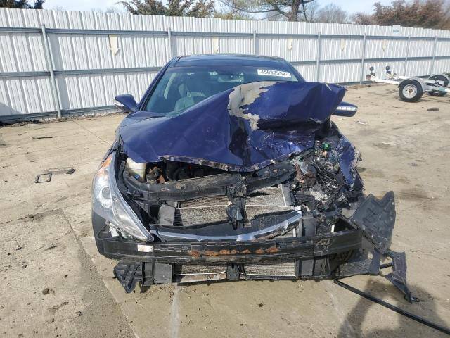 5NPEC4AC8DH655464 - 2013 HYUNDAI SONATA SE BLUE photo 5