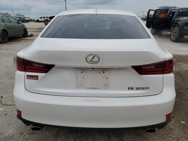 JTHBA1D2XG5016550 - 2016 LEXUS IS 200T WHITE photo 6